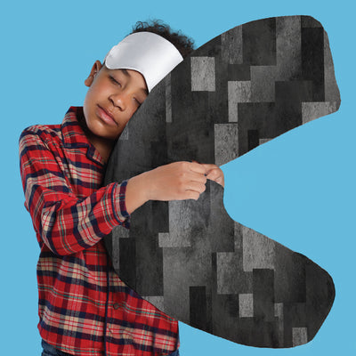Deep Grey Curved Sensory Pillowcase