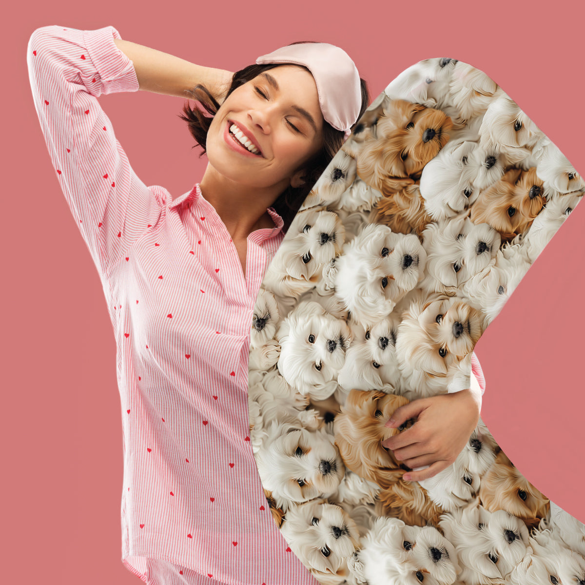 Puppies Curved Sensory Pillowcase