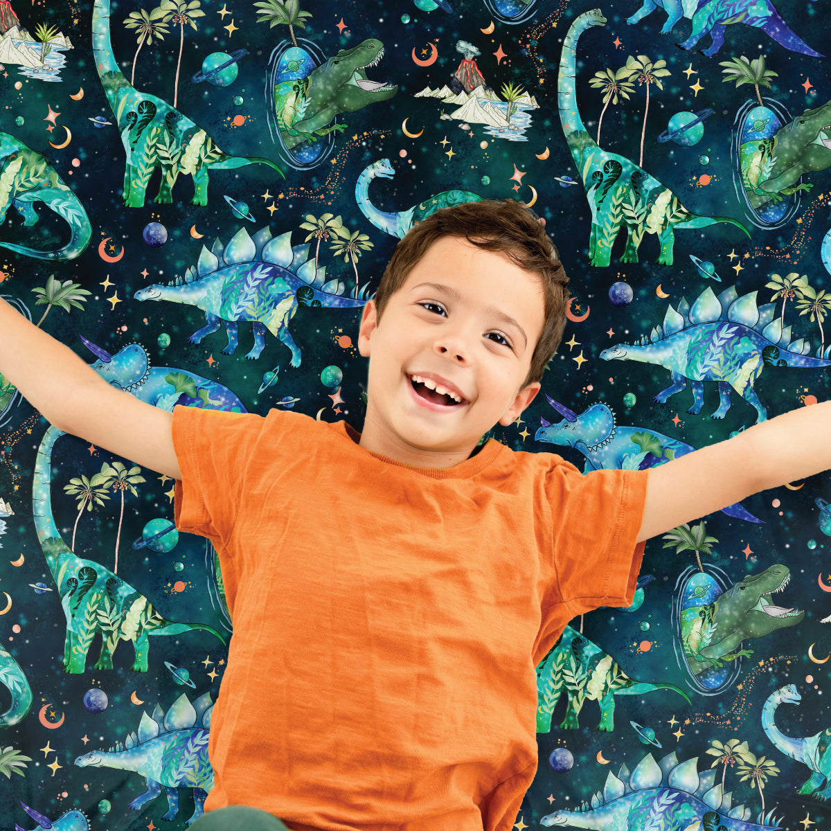 Jurassic Nights - Sensory Fitted Bed Sheet