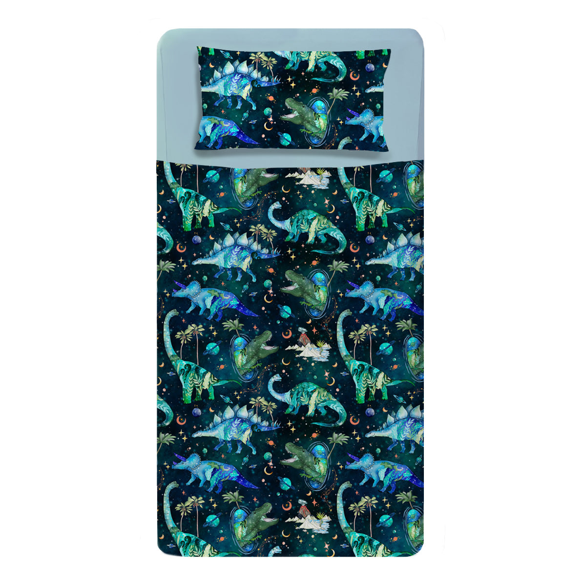 Jurassic Nights - Calming Sensory Compression Sheet