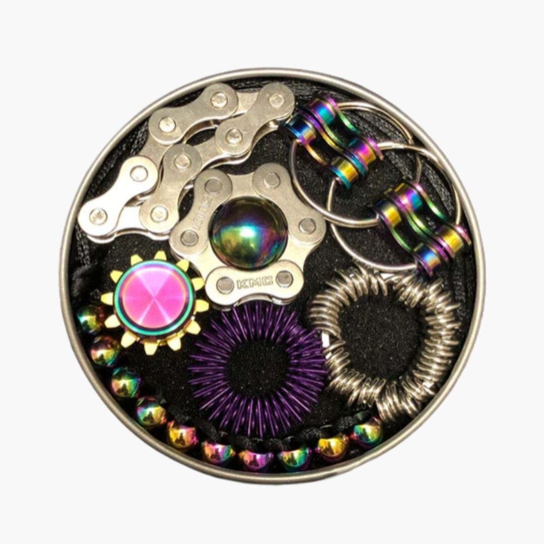 Oil slick fidget spinner online