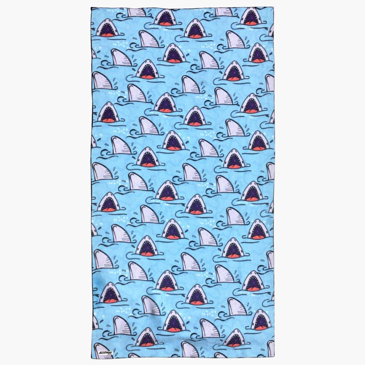 Sharks About - Kids Travel Towel